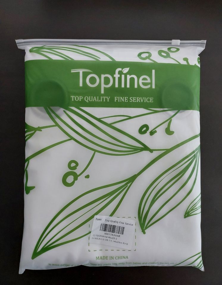 4 x TOPFINEL 2er Set Vorhängeschal Voile Ösen weiß 140x225 NEU in Bad Säckingen