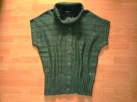 STRICK-JACKE STRICKWESTE ohne Ärmel ärmellos Kragen grün Gr.40/42 Köln - Worringen Vorschau