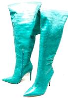 EGO Damen Overknee Stiefel Stiefelette Boots Türkis Gr. 38 Niedersachsen - Waddeweitz Vorschau