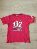 T-Shirt von Salt and Pepper, rot mit Feuerwehrmotiv, Gr. 116/122 Nordrhein-Westfalen - Gladbeck Vorschau