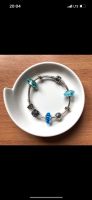 Pandora Gliederarmband mit 8 Charms, blau silber Baden-Württemberg - Schwetzingen Vorschau