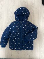 Gefütterte Mädchen Warme Jacke Winterjacke mit Herzen 98/104 Nordrhein-Westfalen - Neuss Vorschau