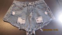 Damen destoyes Blue Jeans Short, Gr. 24 inch, von SHEIN Niedersachsen - Braunschweig Vorschau