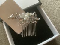 Hochzeit Haargesteck Haarschmuck Abrazi neu Silber weiß Creme Bayern - Jettingen-Scheppach Vorschau