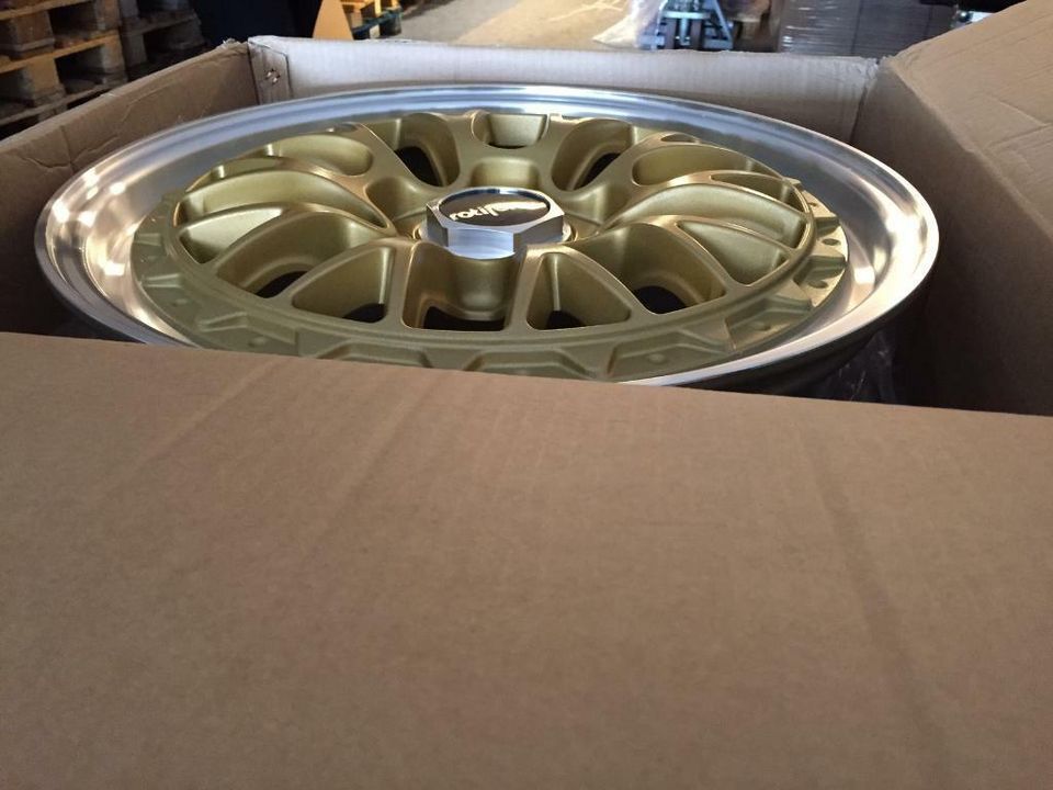 8,5x18" 5x112 5x100 Rotiform LSR neu Cast Felgen Gold Silber in Gera