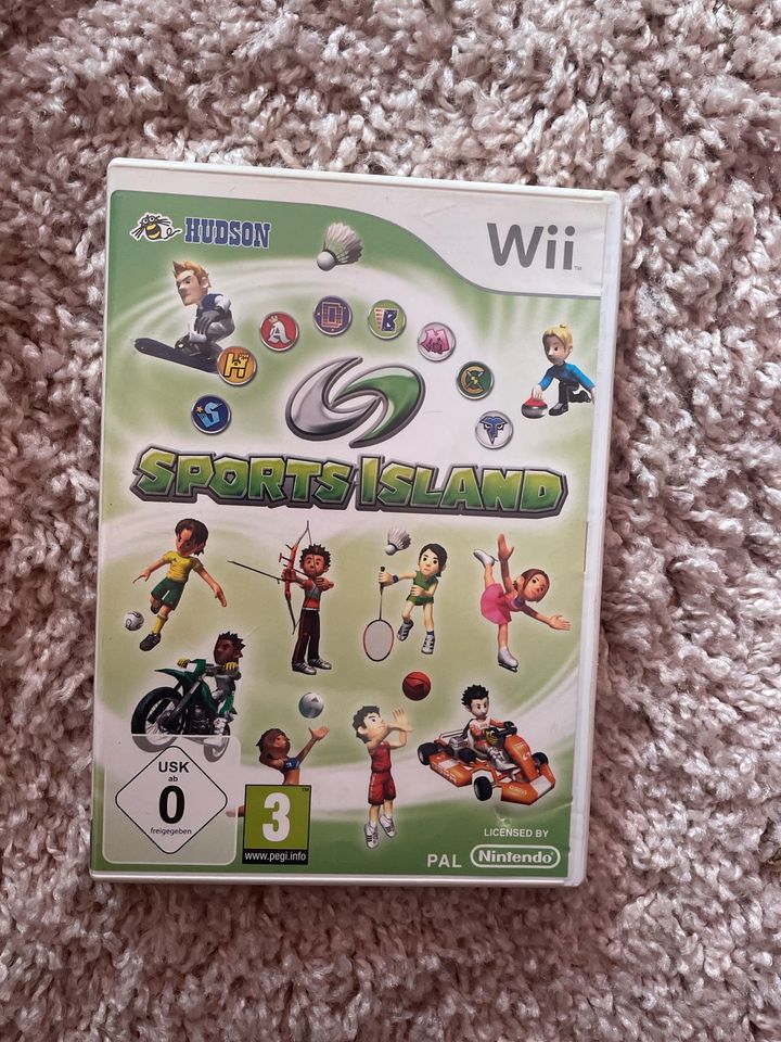 Rote Wii + Zubehör + 9 spiele in Selent