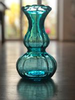 Vase Glasvase türkis blau Deko Vintage **keine Chips, kein Murano Bayern - Augsburg Vorschau