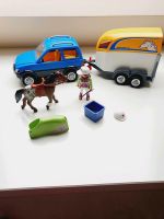 Playmobil 5223 Bauernhof mit Pferdeanhänger Pferd Auto neuwerti Nordrhein-Westfalen - Solingen Vorschau