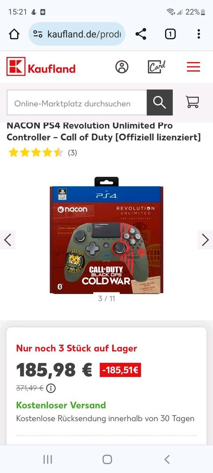 Ps4 / Pc Controller Nacon Pro COD Unlimited Scuf in Essen