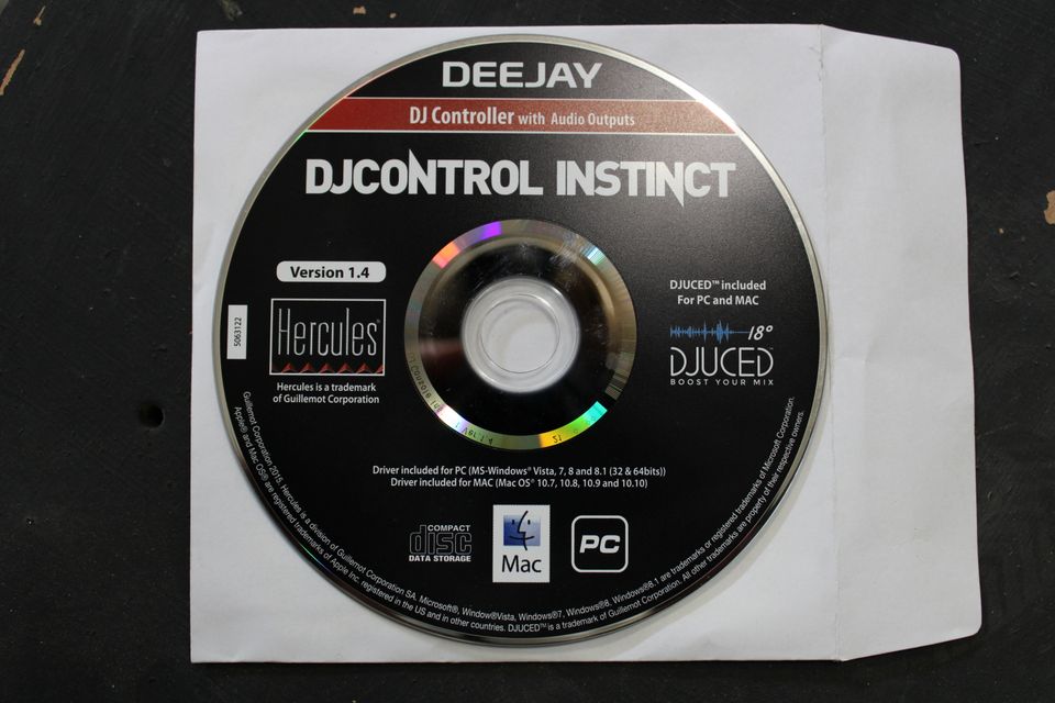 DJ Control Instinct Hercules + Software in Ottersweier