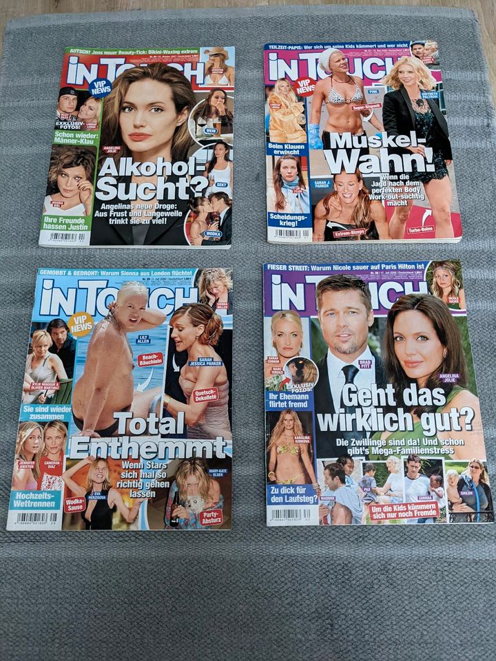 In Touch 90's Zeitschriften retro 2008/2007 Stars News in Dieburg