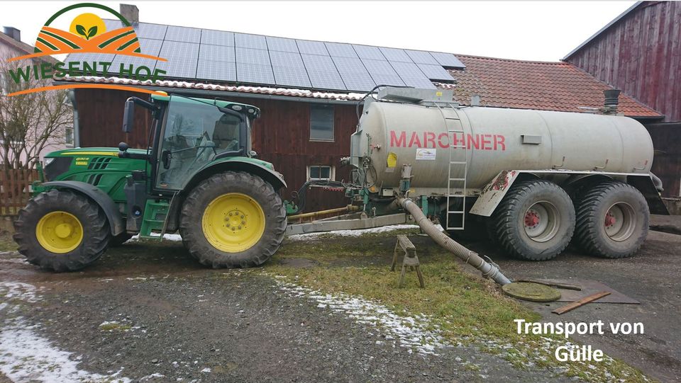 Dienstleistung Gülleausbringung / Gülle / Gärrestsubstrat in Eschenbach