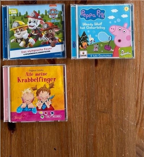 Kinder -CD's Peppa Pig Paw Patrol Kinderlieder in Lohr (Main)