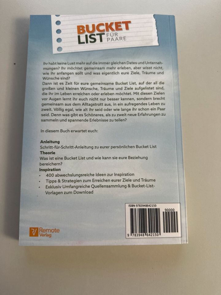 Backet List für Paare von Denise Ni in Elmshorn