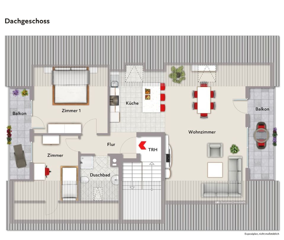 Charmante DG-Wohnung in Handschuhsheim in Heidelberg