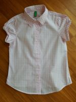 schöne klassische Bluse von benetton, rosa kariert Gr.128 Hessen - Friedberg (Hessen) Vorschau