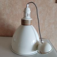 Lampe/Esszimmer/Küche /Landhausstil/Hängeleuchte weiß / beige Met Nordrhein-Westfalen - Radevormwald Vorschau