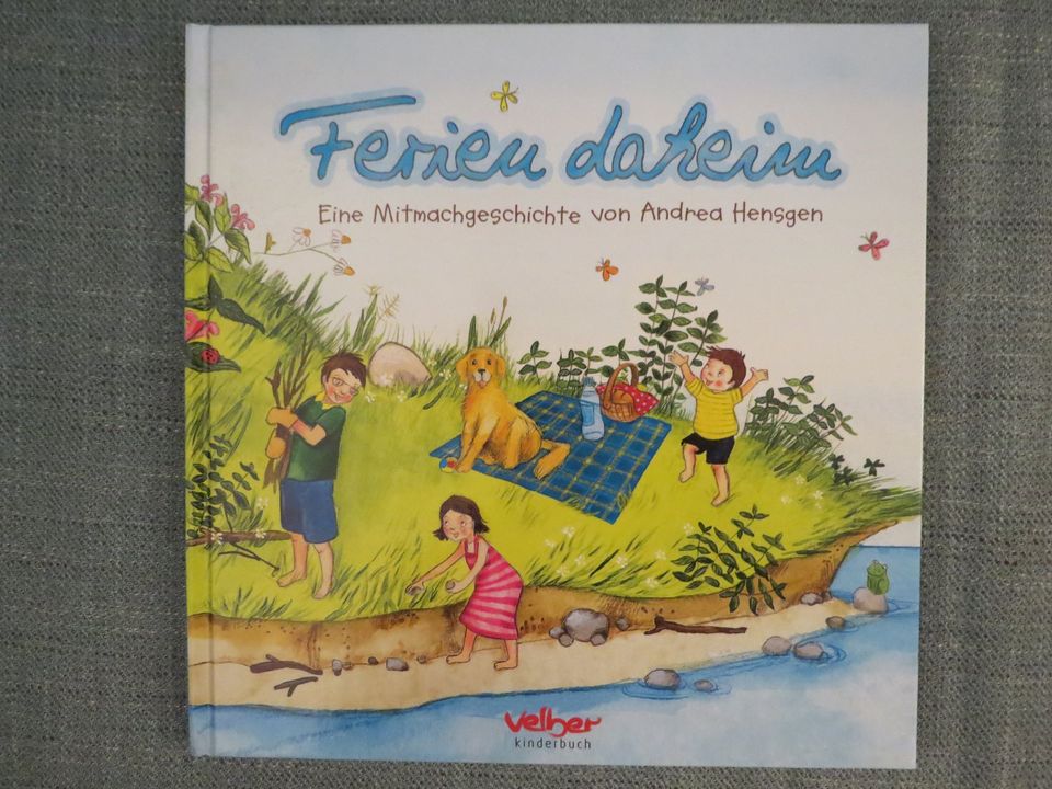 Kinderbuch Ferien daheim Mitmachgeschichte von Andrea Hensgen in Karlsruhe