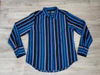 Amisu Damen Hemd Bluse blau schwarz rose gestreift Gr M Hessen - Limburg Vorschau