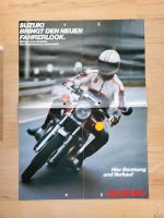 Prospekt Suzuki Motorrad 70er 80er Bekleidung Sachsen - Chemnitz Vorschau