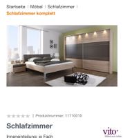 Schlafzimmer vito paso mit Kommode Bett 2 Nachttische Baden-Württemberg - Dornstetten Vorschau