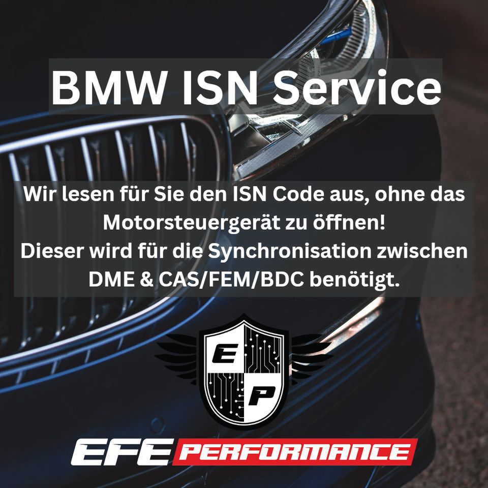 BMW ISN Service Auslesen DME Synchronisation CAS FEM BDC in Dortmund