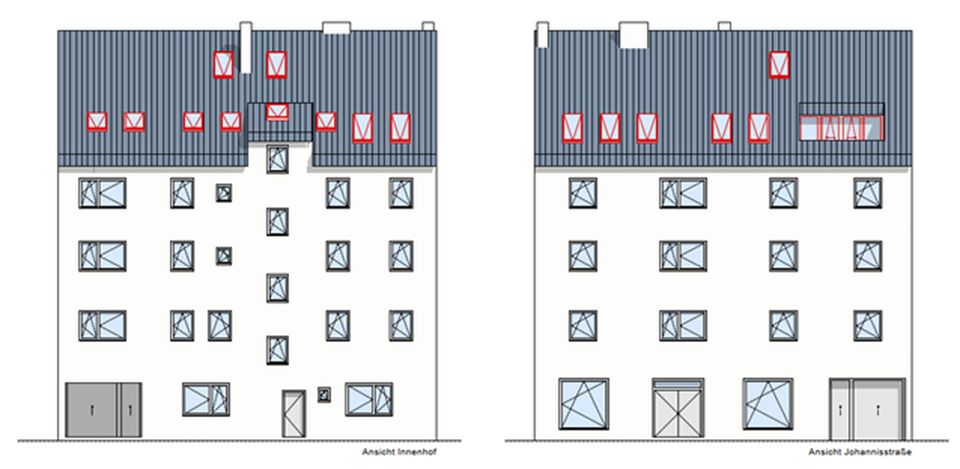 Preis reduziert: Schönes Mehrfamilienhaus in St. Johannis in Nürnberg (Mittelfr)