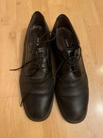Herren Leder Schuhe ecco schwarz Büro Business. Gr 45-46 / 10.5 Stuttgart - Wangen Vorschau
