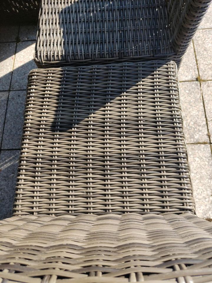 Gartenmöbel Rattan Gartenbar 6 Stühle und Tisch aus Polyrattan in Höchstadt