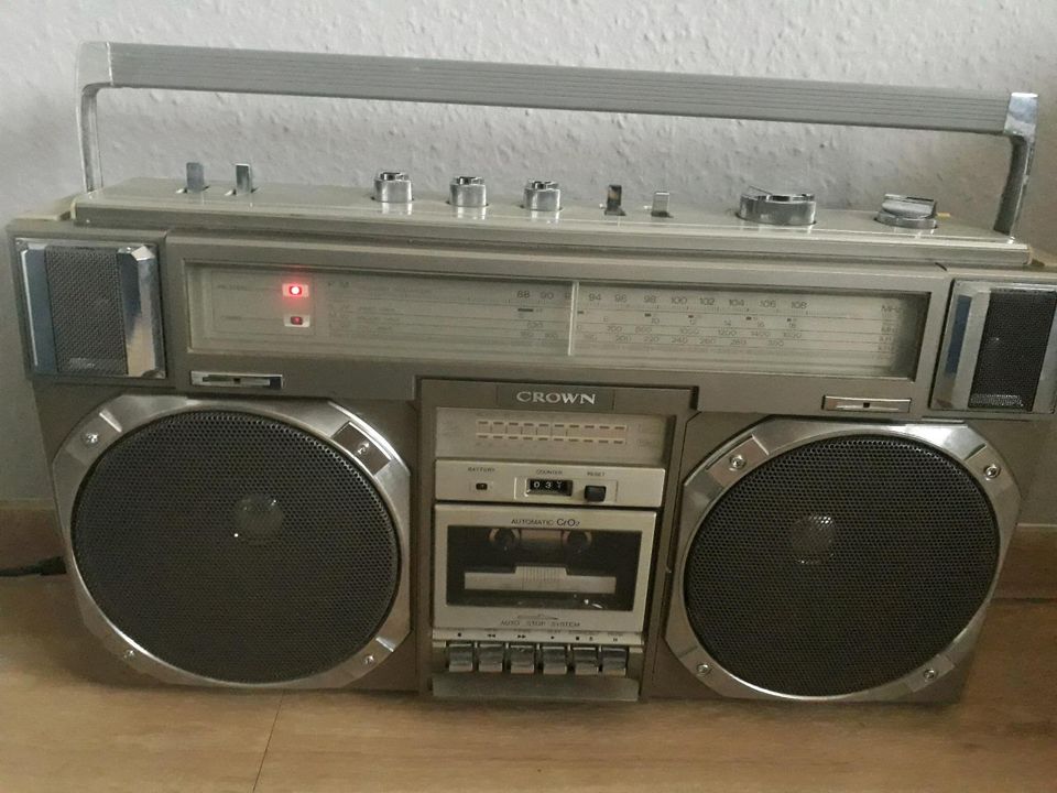 Crown CSC-950L Ghettoblaster vintage Radiorecorder Boombox in Scharbeutz