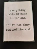 Notizheft, DIN A5, Juniqe, "everything will be okay in the end." Nordrhein-Westfalen - Neuss Vorschau