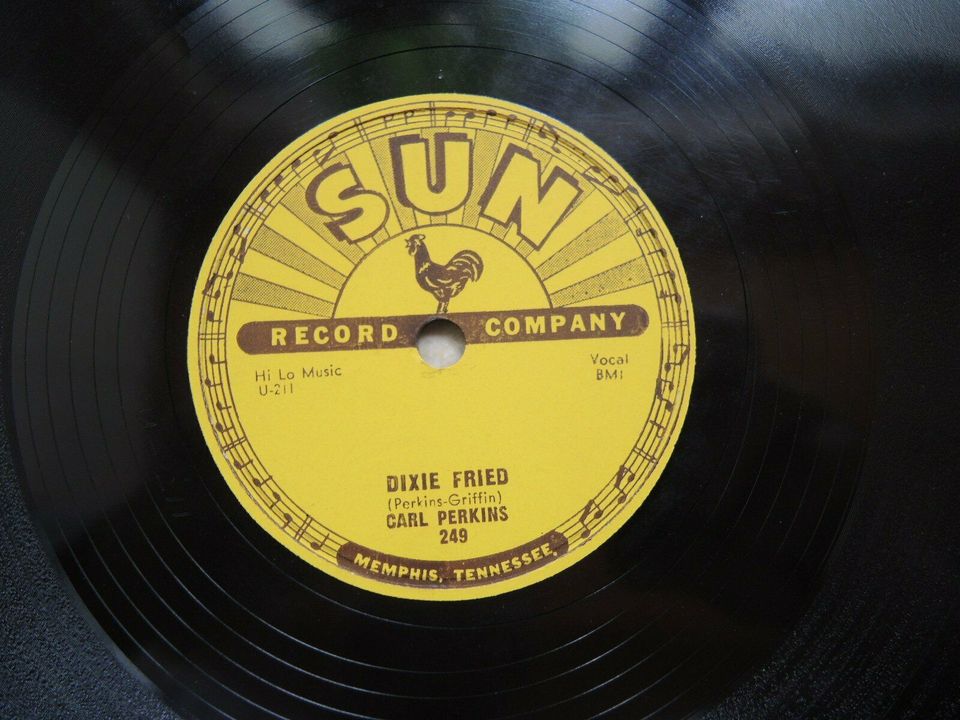 Carl Perkins  Sun 249  78 rpm in Herne