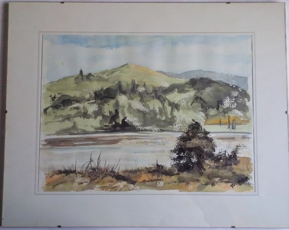 Aquarell "Im Allgäu" von Hans Richartz, Solingen - ca. 40 x 30 cm in Solingen