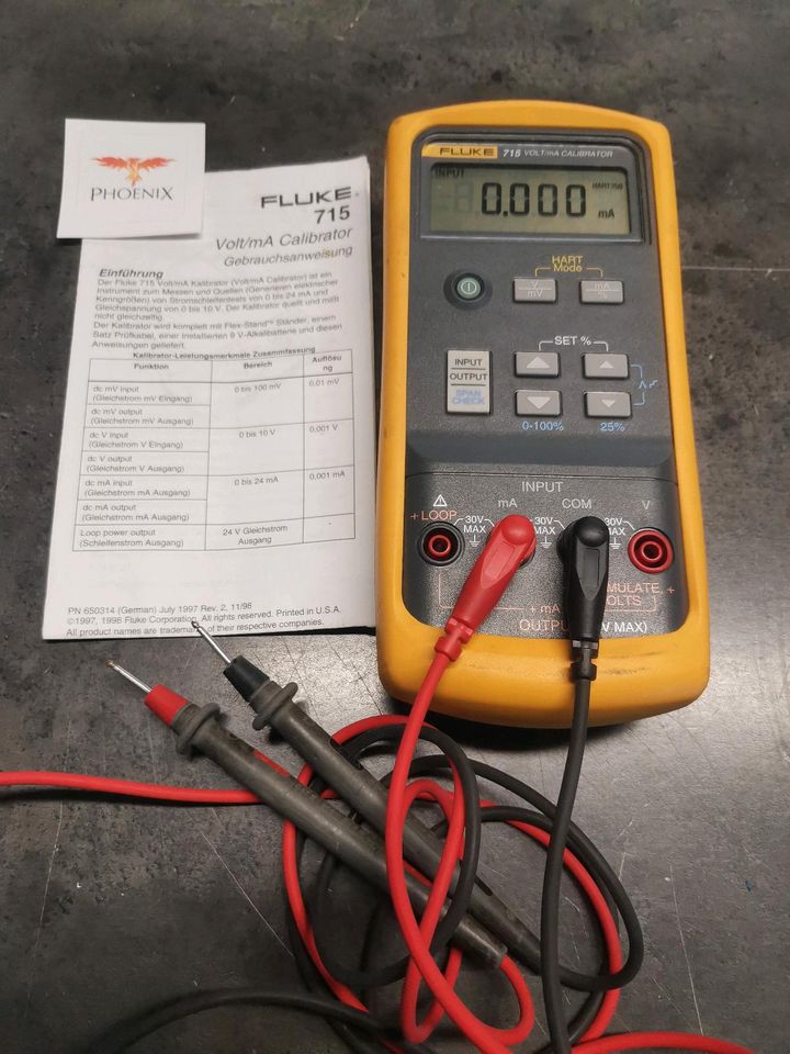 FLUKE 715 Kalibrator Messgerät Strom Elektro in Buch