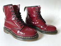 ORIGINAL DR. MARTENS AIR WAIR BOOTS STIEFEL SCHUHE ROT LACKLEDER Saarland - Saarlouis Vorschau