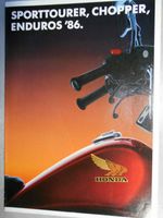 Original Prospekt Honda Programm 1986 Bayern - Selb Vorschau
