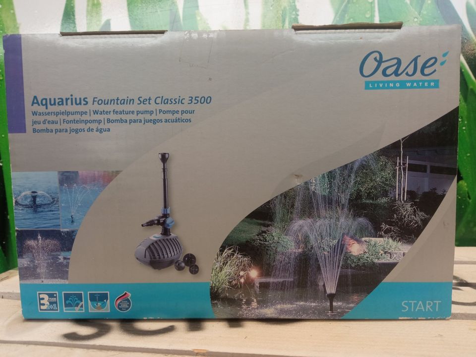 Oase Aquarius Fountain Set Classic 3500 Wasserspielset NEU+OVP in Bernsbach 