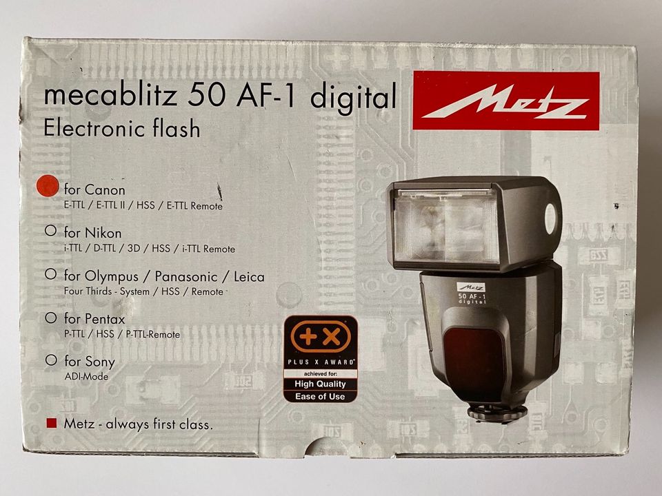 METZ Aufsteckblitz mecablitz 50 AF-1 digital für CANON DSLR in Lauchhammer