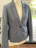 Toller taillierter Blazer in graublau von Promod in Größe 38 Hessen - Bad Nauheim Vorschau