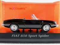 Maxichamps 940 121231 Fiat 850 Sport Spider (1968) in schwarz1:43 Bayern - Bad Abbach Vorschau