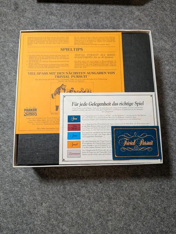 Trivial Pursuit Komplettset Genus Edition alt, komplett in Neuburg a.d. Donau