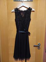 schwarzes Cocktailkleid mit Spitze Hessen - Ehrenberg (Rhön) Vorschau