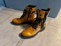 Stiefelette Boots Lack Marco Tozzi Größe 38 gelb Gold Bayern - Schweinfurt Vorschau