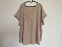 NEU - Damen T-Shirt Gr. 52 Creme/Beige mit Reisverschluss locker Hamburg-Mitte - Hamburg Billstedt   Vorschau