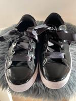 Schwarze Puma Leder Sneakers, Gr. 7 Bayern - Aschaffenburg Vorschau