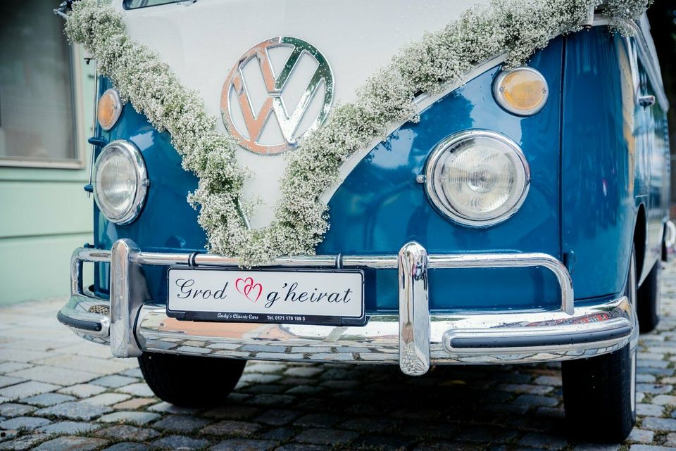 Hochzeitsauto Oldtimer VW T1 Bulli mieten & selber fahren in Viechtach