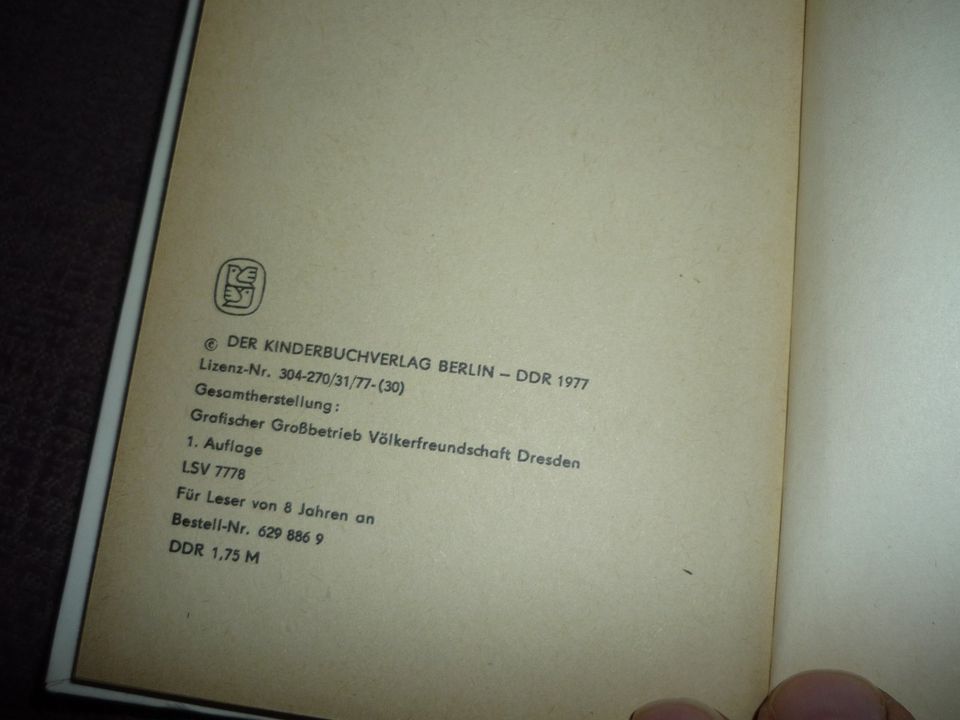 Die Krabbe, die zaubern konnte - Trompeterbücher Nr. 124 - DDR 1. in Plauen