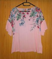 Yessica C&A Bluse Shirt mit Blumen Print in Rosa Gr. 40 Sachsen-Anhalt - Tangermünde Vorschau