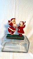 Weihnachtsdeko-Weihnachtsmann und Frau =tanzen /sehr selten DDR Brandenburg - Großräschen Vorschau