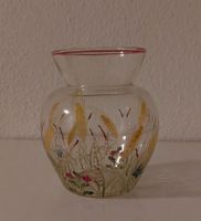 Vintage Handbemalte Glas Vase, Väschen Kr. Altötting - Mehring Vorschau